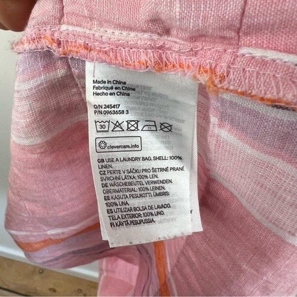 LEMLEM x h&m PINK STRIPED TUNIC DRESS LARGE - Picture 12 of 16